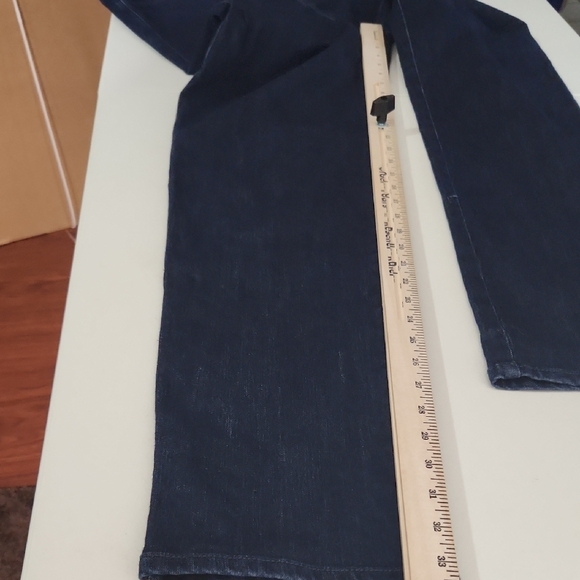 Gloria Vanderbilt Jeans Amanda 12 LONG Dark Wadh Blue High Rise - Picture 8 of 10